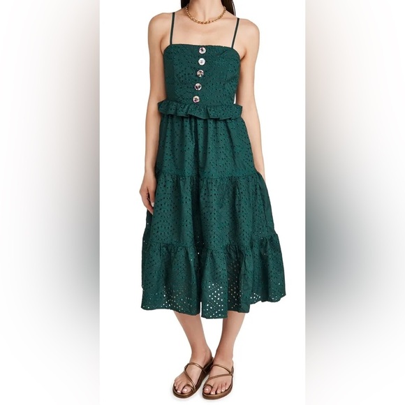 En Saison Dresses & Skirts - En Saison eyelet midi dress